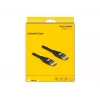 DeLOCK DisplayPort kabelis 8K 60 Hz 5 m juodas metalinis
