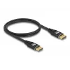 DeLOCK DisplayPort kabelis 8K 60 Hz 5 m juodas metalinis