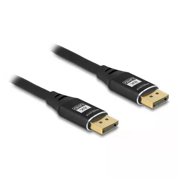 DeLOCK DisplayPort kabelis 8K 60 Hz 5 m juodas metalinis