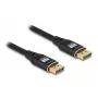 DeLOCK DisplayPort kabelis 8K 60 Hz 5 m juodas metalinis