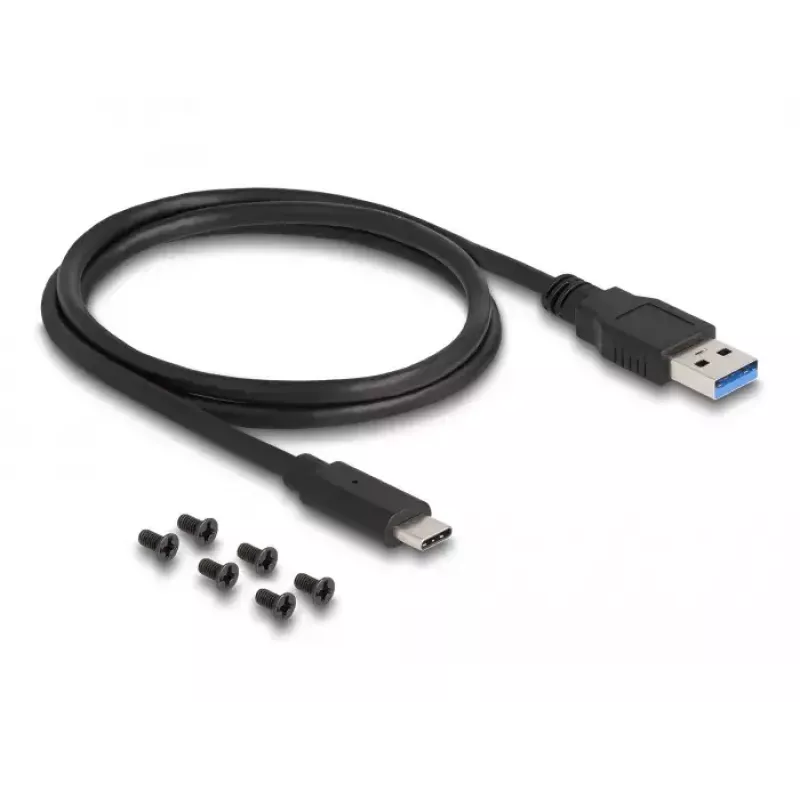DeLOCK SuperSpeed USB dokavimo stotelė 2,5 colio SATA HDD SSD juoda