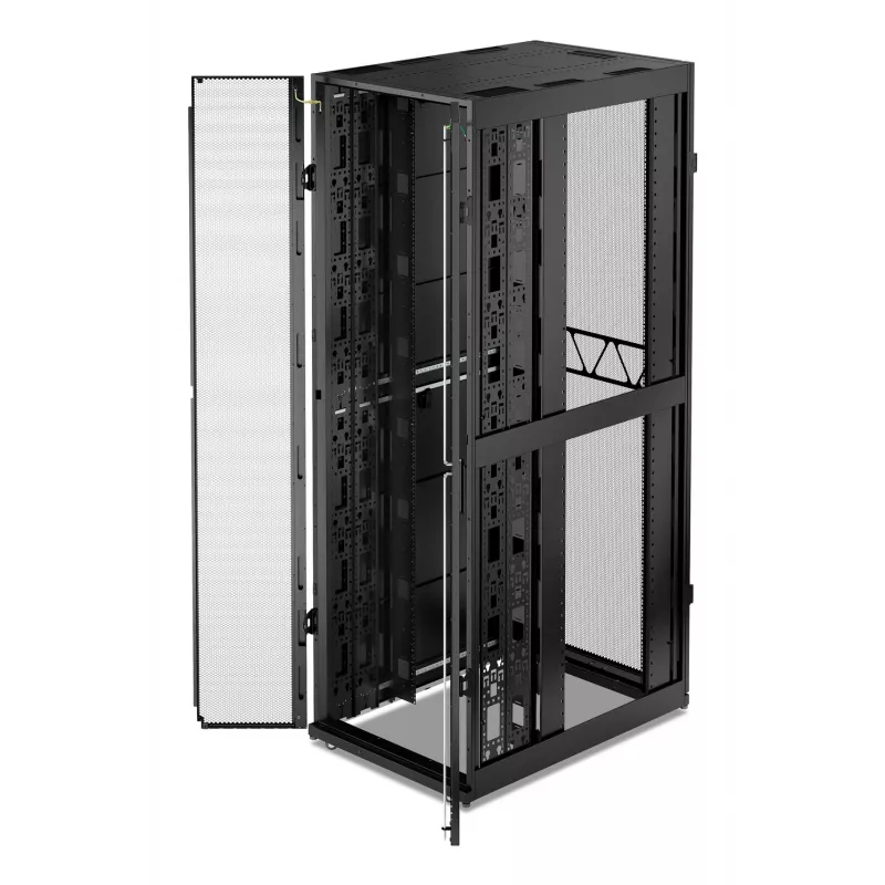 APC NetShelter SX, Server Rack Spinta, 2-oji karta, 52U, 2436A x 800P x 1200G mm, su šoninėmis sienelėmis, Juoda
