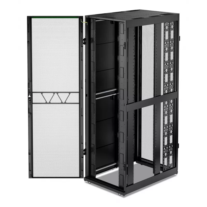 APC NetShelter SX, Server Rack Spinta, 2-oji karta, 52U, 2436A x 800P x 1200G mm, su šoninėmis sienelėmis, Juoda