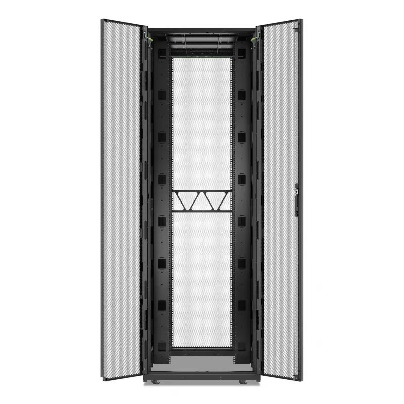 APC NetShelter SX, Server Rack Spinta, 2-oji karta, 52U, 2436A x 800P x 1200G mm, su šoninėmis sienelėmis, Juoda