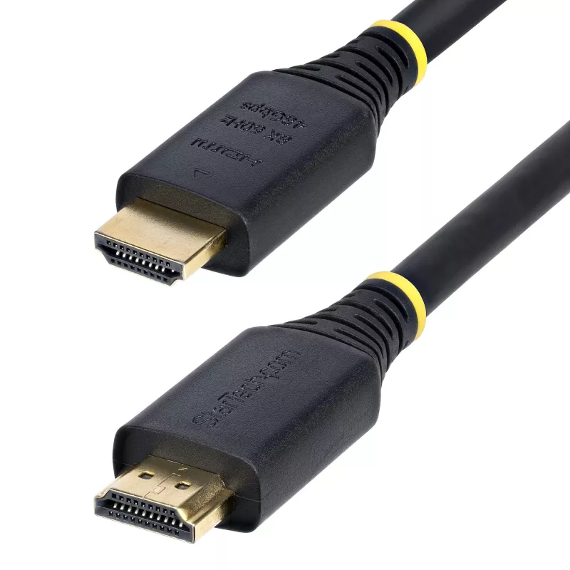 StarTech.com 5m (16ft) sertifikuotas itin greitas HDMI laidas, 8K 60Hz/4K 120Hz, HDMI 2.1 su HDR10+ / eARC, 48Gbps, 8K HDMI laidas monitoriui/TV/ekranui, lankstus TPE apvalkalas