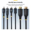 StarTech.com 5m (16ft) sertifikuotas itin greitas HDMI laidas, 8K 60Hz/4K 120Hz, HDMI 2.1 su HDR10+ / eARC, 48Gbps, 8K HDMI laidas monitoriui/TV/ekranui, lankstus TPE apvalkalas