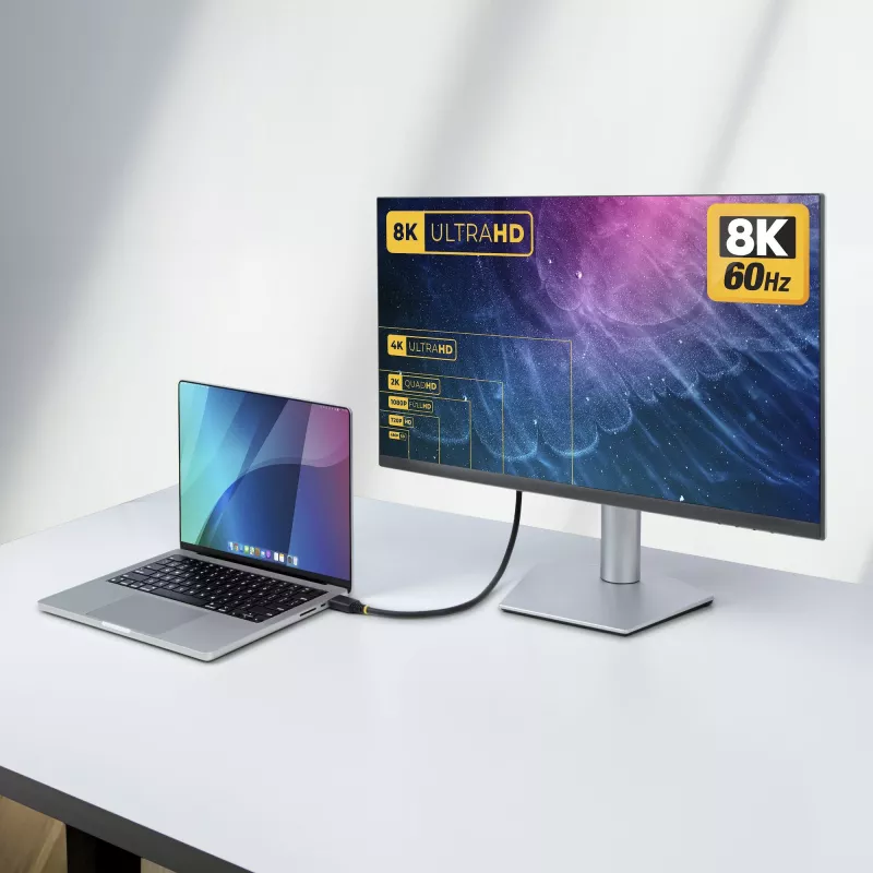 StarTech.com 5m (16ft) sertifikuotas itin greitas HDMI laidas, 8K 60Hz/4K 120Hz, HDMI 2.1 su HDR10+ / eARC, 48Gbps, 8K HDMI laidas monitoriui/TV/ekranui, lankstus TPE apvalkalas
