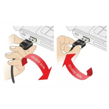 USB laidas DeLOCK 1m USB 2.0 A - mini USB m/m