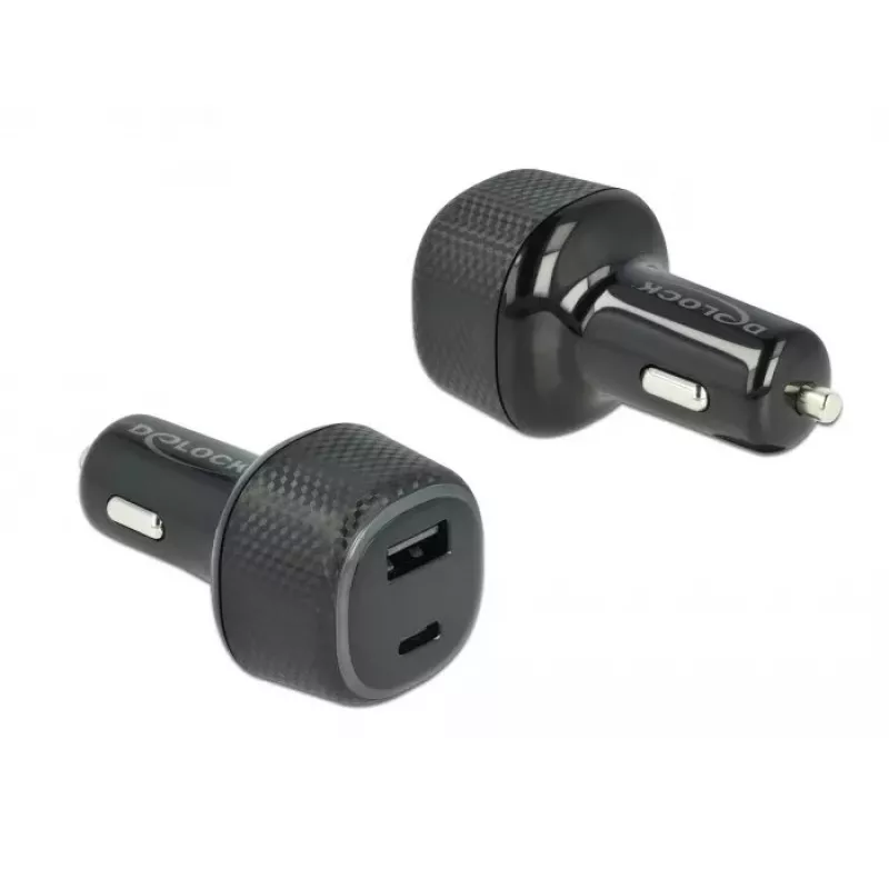 Automobilinis kroviklis DeLOCK 64108 USB Type-C PD 3.0 ir USB Type-A 63 W