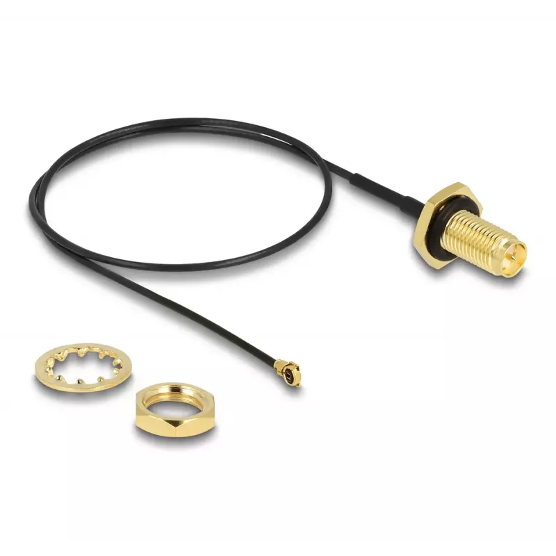 DeLOCK antenos laidas RP-SMA lizdas į I-PEX MHF I, 35 cm