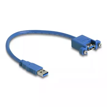 DeLOCK USB 3.0 Type-A kištukas į lizdą montavimo laidas 25 cm