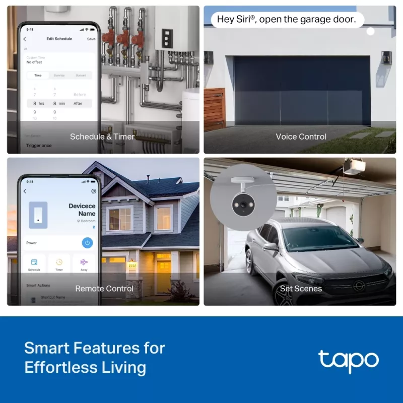 TP-Link TAPO S110E(UN) išmanusis jungiklis 7 kanalų
