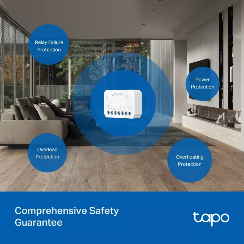 TP-Link TAPO S110E(UN) išmanusis jungiklis 7 kanalų