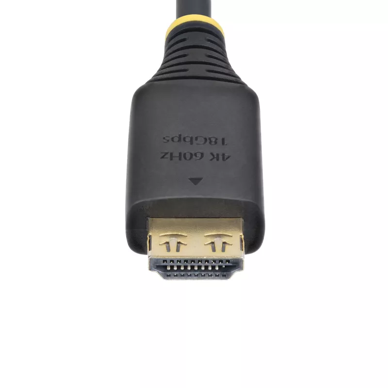 StarTech.com HDMI laidas su griebimo jungtimis, 50 cm, 4K 60Hz/1440p 144Hz, HDR10/HDCP 2.2/ARC, 18Gbps, TPE apvalkalas