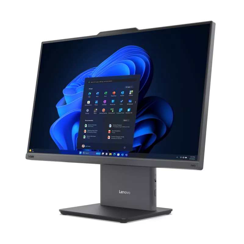 Visame viename kompiuteris Lenovo ThinkCentre neo 50a 24 Gen 5 Intel Core i5-13420H 23,8 colio FHD IPS 16GB DDR5 512GB SSD Windows 11 Pro Pilka