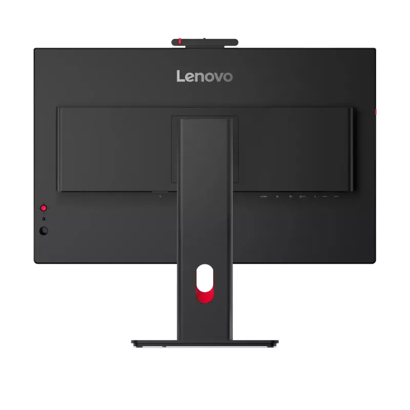 24 colių Lenovo ThinkVision T24-4v IPS LCD monitorius, 1920×1080 Full HD, 6 ms, 250 cd/m², įmontuoti garsiakalbiai, USB šakotuvas, VESA, aukščio reguliavimas, juodas
