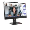 24 colių Lenovo ThinkVision T24-4v IPS LCD monitorius, 1920×1080 Full HD, 6 ms, 250 cd/m², įmontuoti garsiakalbiai, USB šakotuvas, VESA, aukščio reguliavimas, juodas