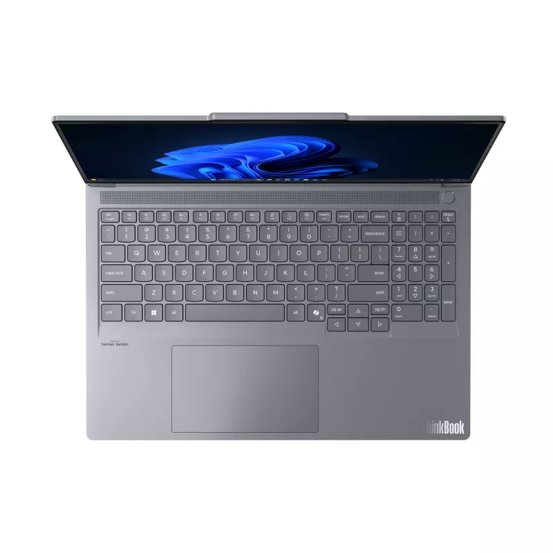 Nešiojamas kompiuteris Lenovo ThinkBook 16p G6 IAX, Intel Core Ultra 7 255HX, 40,6 cm (16 colių) WQXGA, 32 GB DDR5, 1 TB SSD, NVIDIA GeForce RTX 5060, Wi-Fi 7, Windows 11 Pro, pilka