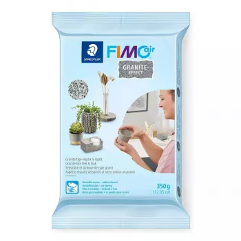 Modeliavimo molis Staedtler FIMOair Granite Effect 350 g Pilka