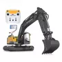 Radijo bangomis valdomas ekskavatoriaus modelis Jamara 406300 Volvo EC160E 1:16 su elektriniu varikliu