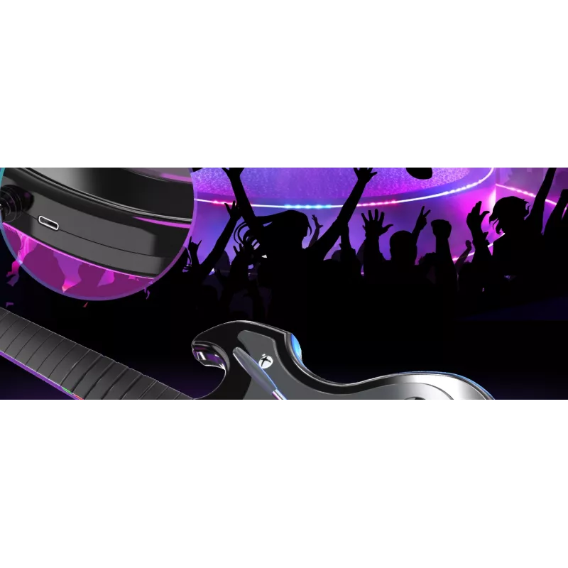 PDP Riffmaster Black, Grey belaidė gitaros valdiklis PC, Xbox One, Xbox Series S, Xbox Series X
