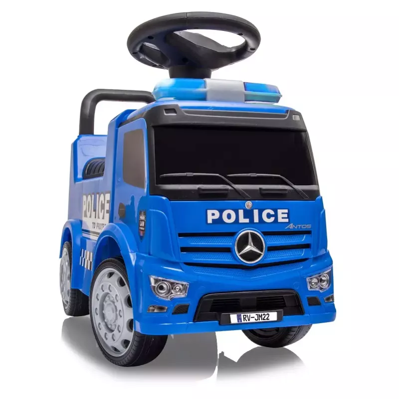 Vaikiškas automobilis Jamara Mercedes-Benz Antos Police 4 ratai su šviesos efektais