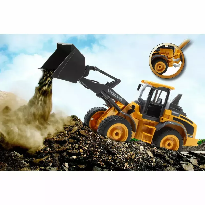 Priekinis krautuvas Jamara Volvo L50 su elektriniu varikliu 1:16