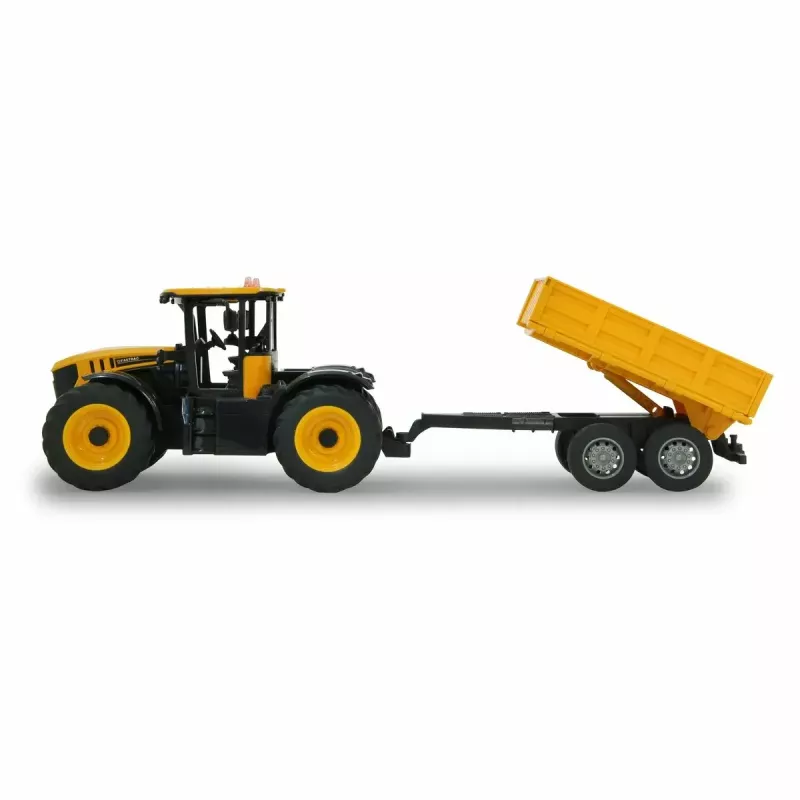 Traktorius Jamara JCB Fastrac 1:24 elektrinis RC modelis su priekaba