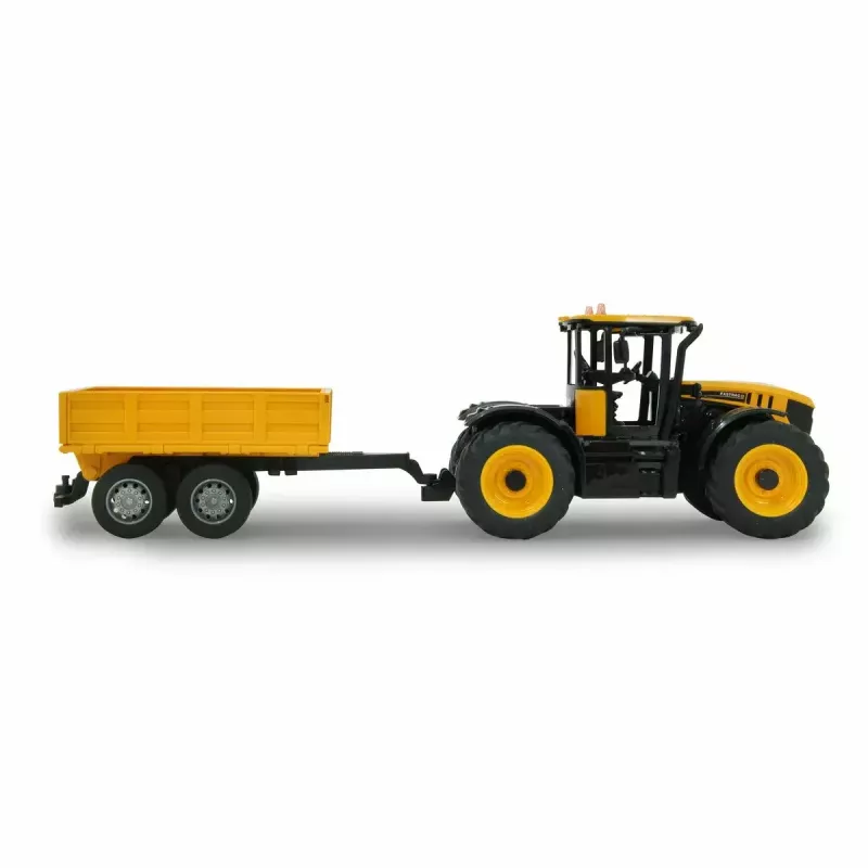 Traktorius Jamara JCB Fastrac 1:24 elektrinis RC modelis su priekaba
