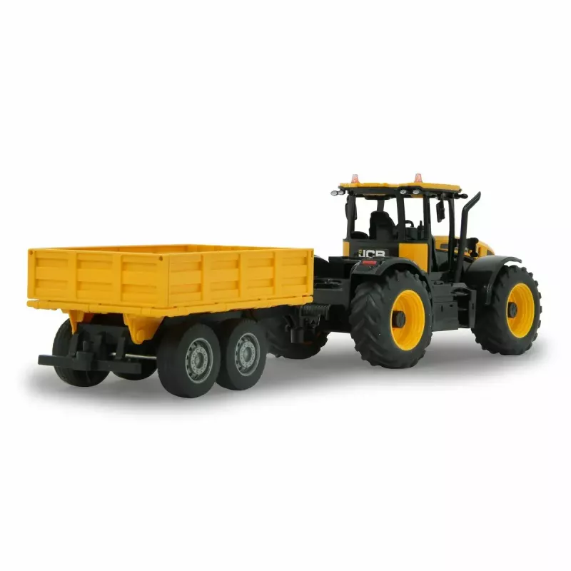Traktorius Jamara JCB Fastrac 1:24 elektrinis RC modelis su priekaba