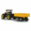 Traktorius Jamara JCB Fastrac 1:24 elektrinis RC modelis su priekaba