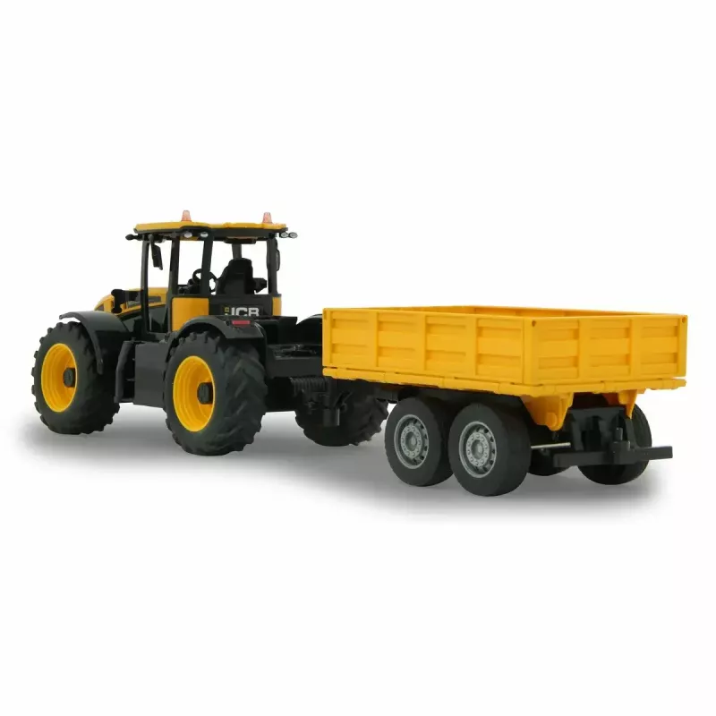 Traktorius Jamara JCB Fastrac 1:24 elektrinis RC modelis su priekaba