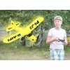 Lėktuvas su nuotolinio valdymo pultu Jamara Piper J3-CUB