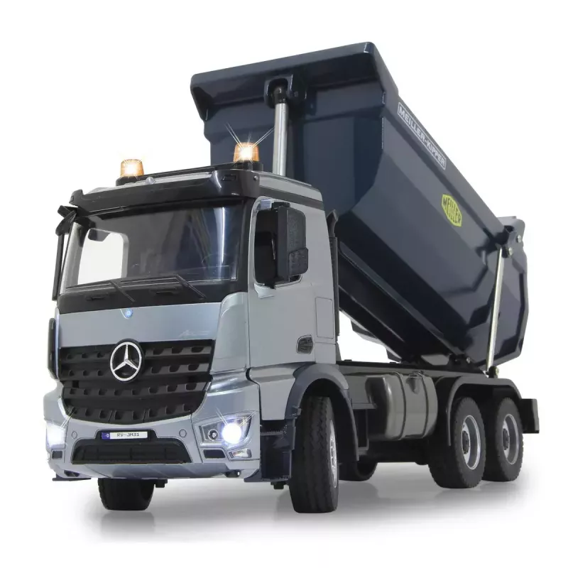 Sunkvežimis savivartis Jamara 406301 Mercedes-Benz Arocs 1:20 elektrinis