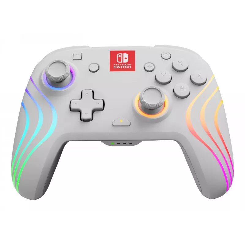 PDP Afterglow Wave White belaidis valdiklis Nintendo Switch, Nintendo Switch OLED