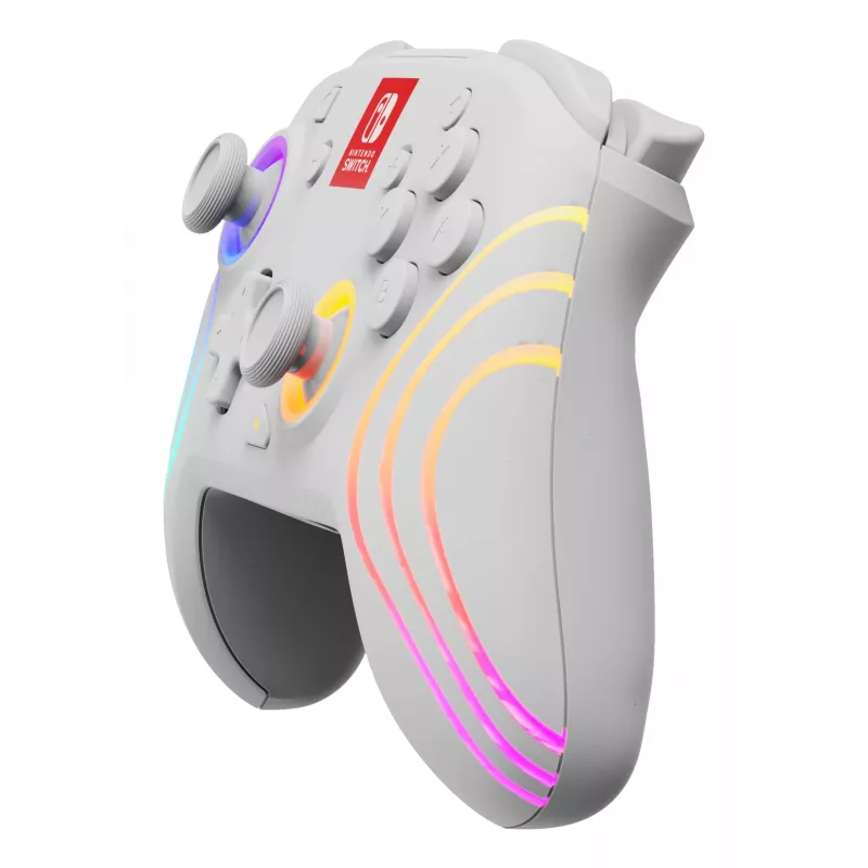 PDP Afterglow Wave White belaidis valdiklis Nintendo Switch, Nintendo Switch OLED
