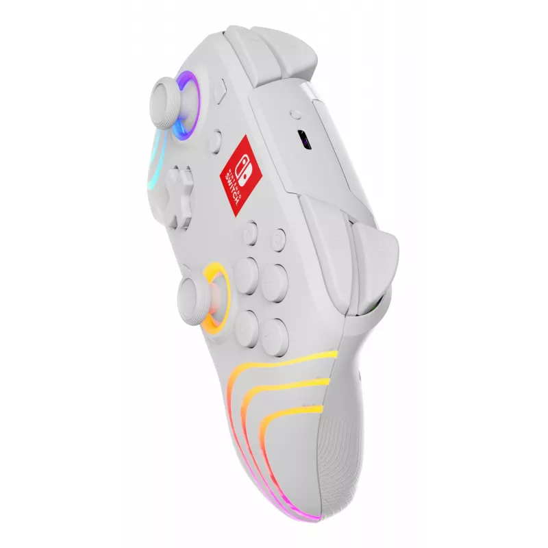 PDP Afterglow Wave White belaidis valdiklis Nintendo Switch, Nintendo Switch OLED