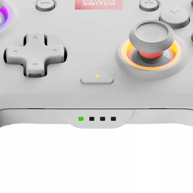 PDP Afterglow Wave White belaidis valdiklis Nintendo Switch, Nintendo Switch OLED