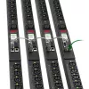 APC NetShelter 9000 PDU 24 lizdų (C13/C15/C19/C21), NEMA L6-20P, 200–208V, 20A, vertikalus 0U, juodas