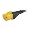 APC NetShelter 9000 PDU 24 lizdų (C13/C15/C19/C21), NEMA L6-20P, 200–208V, 20A, vertikalus 0U, juodas