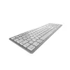 CHERRY KW 9100 SLIM FOR MAC klaviatūra universali USB + Bluetooth QWERTY sidabrinė