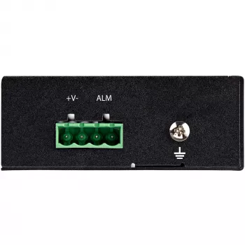 Pramoninis šviesolaidžio į Ethernet keitiklis StarTech.com - 10/100/1000 Mbps SFP į RJ45/Cat6 - viengubas/daugiagubas šviesolaidis į varinį gigabitinį tinklą - 12-56V DC - IP30 - nuo -40 iki +75°C