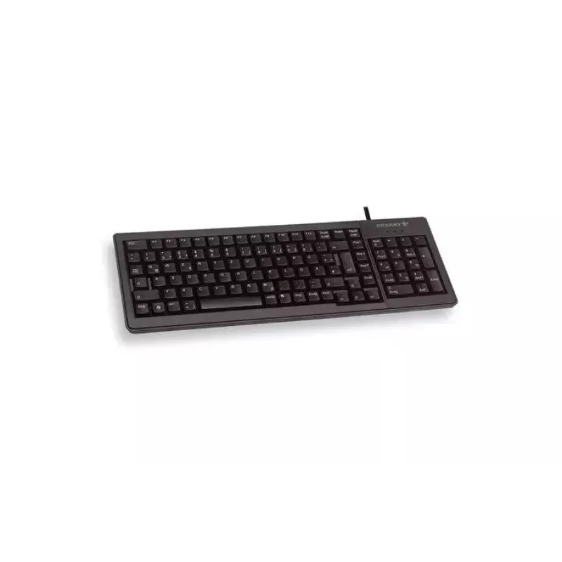 CHERRY XS G84-5200 kompaktiška klaviatūra, laidinė, USB/PS2, juoda, QWERTY (JK išdėstymas)
