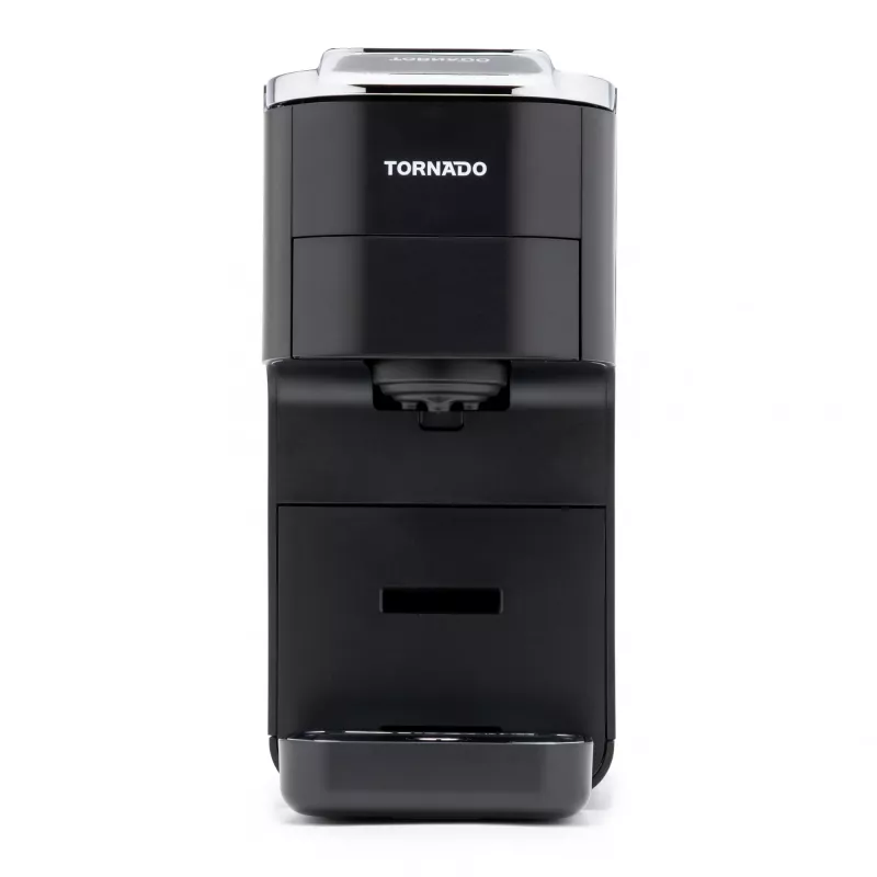 TORNADO TCM7042-GS | 5-in-1 daugiaskardinė kavos aparatas, kavos aparatas kapsulėms, 1,5 L, kavos kapsulės, malta kava, 1350 W, juoda
