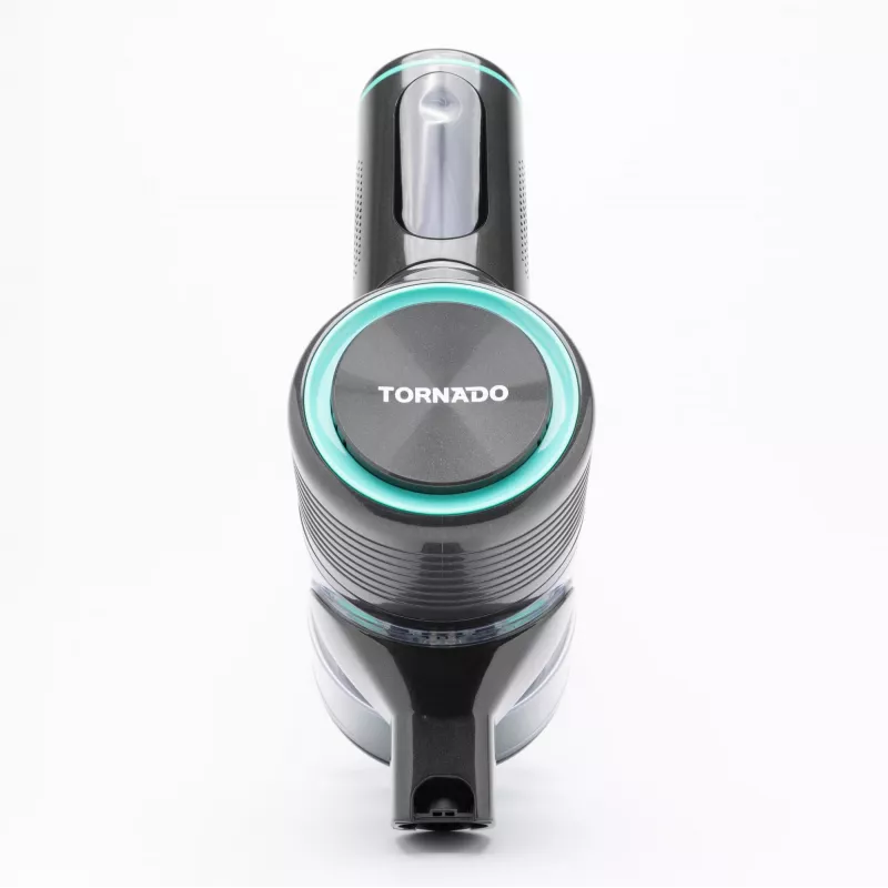 TORNADO VCHSD300GC | 300 W belaidis rankinis dulkių siurblys su HEPA filtru ir LED antgalio apšvietimu