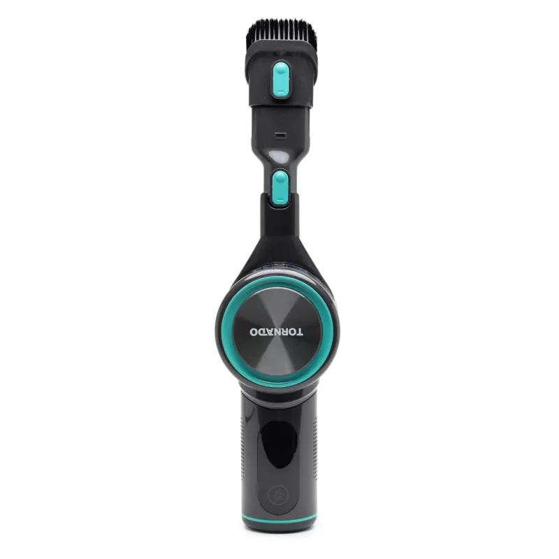 TORNADO VCHSD300GC | 300 W belaidis rankinis dulkių siurblys su HEPA filtru ir LED antgalio apšvietimu