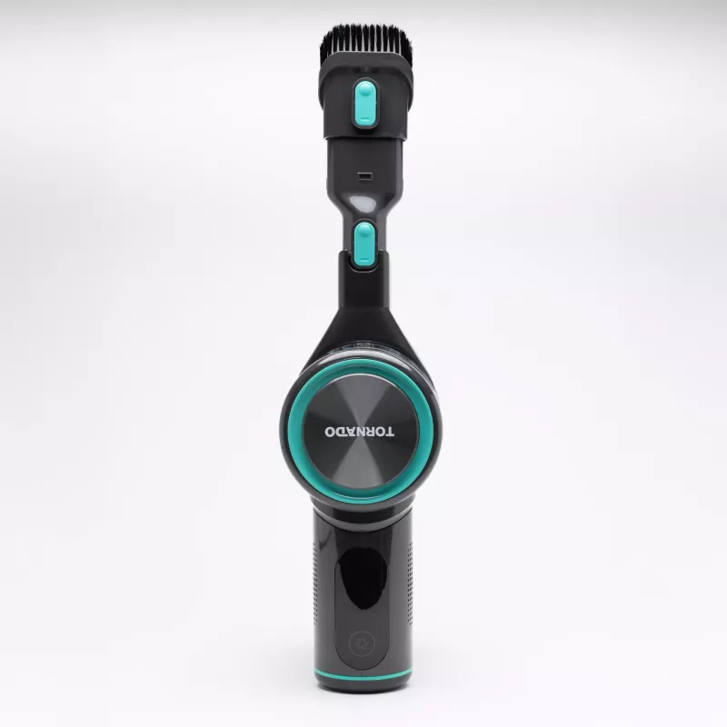 TORNADO VCHSD300GC | 300 W belaidis rankinis dulkių siurblys su HEPA filtru ir LED antgalio apšvietimu