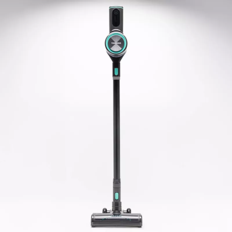 TORNADO VCHSD300GC | 300 W belaidis rankinis dulkių siurblys su HEPA filtru ir LED antgalio apšvietimu