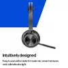 HP Poly Voyager Focus 2-M USB-C-C ausinės su USB-C/A adapteriu ir įkrovimo stovu