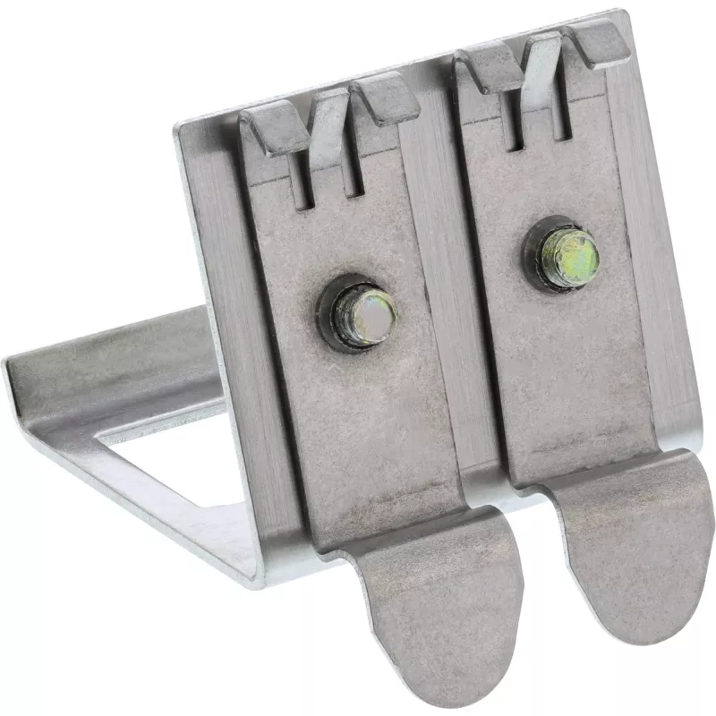 InLine 76203B Keystone montažinis rėmelis DIN bėgiui, 2 prievadai, metalinis